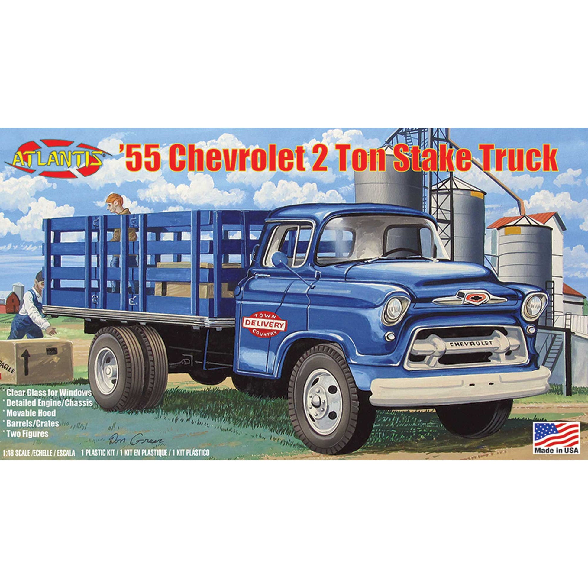 1/48 1955 Chevy Stake Truck Plastic Model Kit - Dirt Cheap RC SAVING YOU MONEY, ONE PART AT A TIME