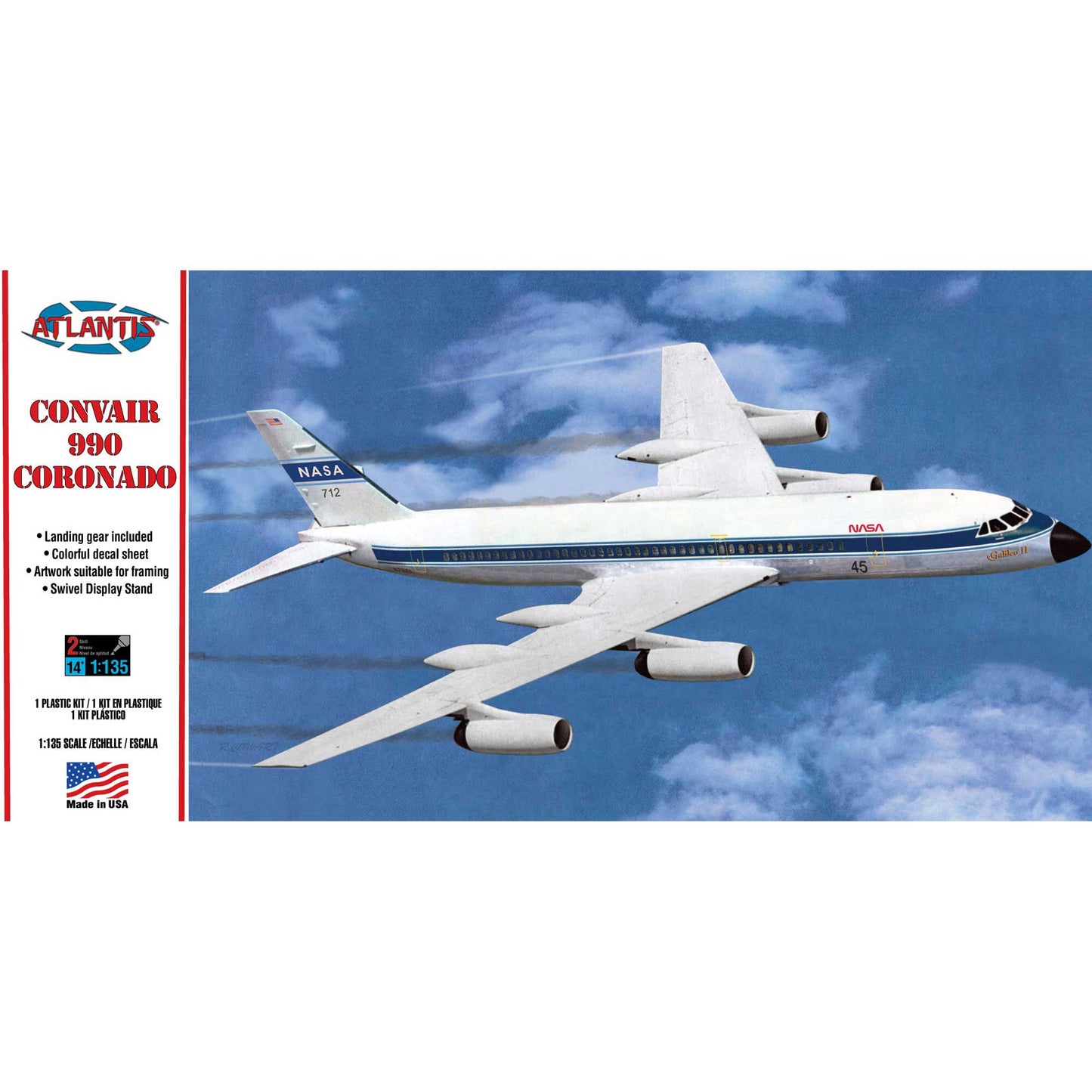 1/135 Convair 990 Jet Airliner Plastic Model Kit - Dirt Cheap RC SAVING YOU MONEY, ONE PART AT A TIME