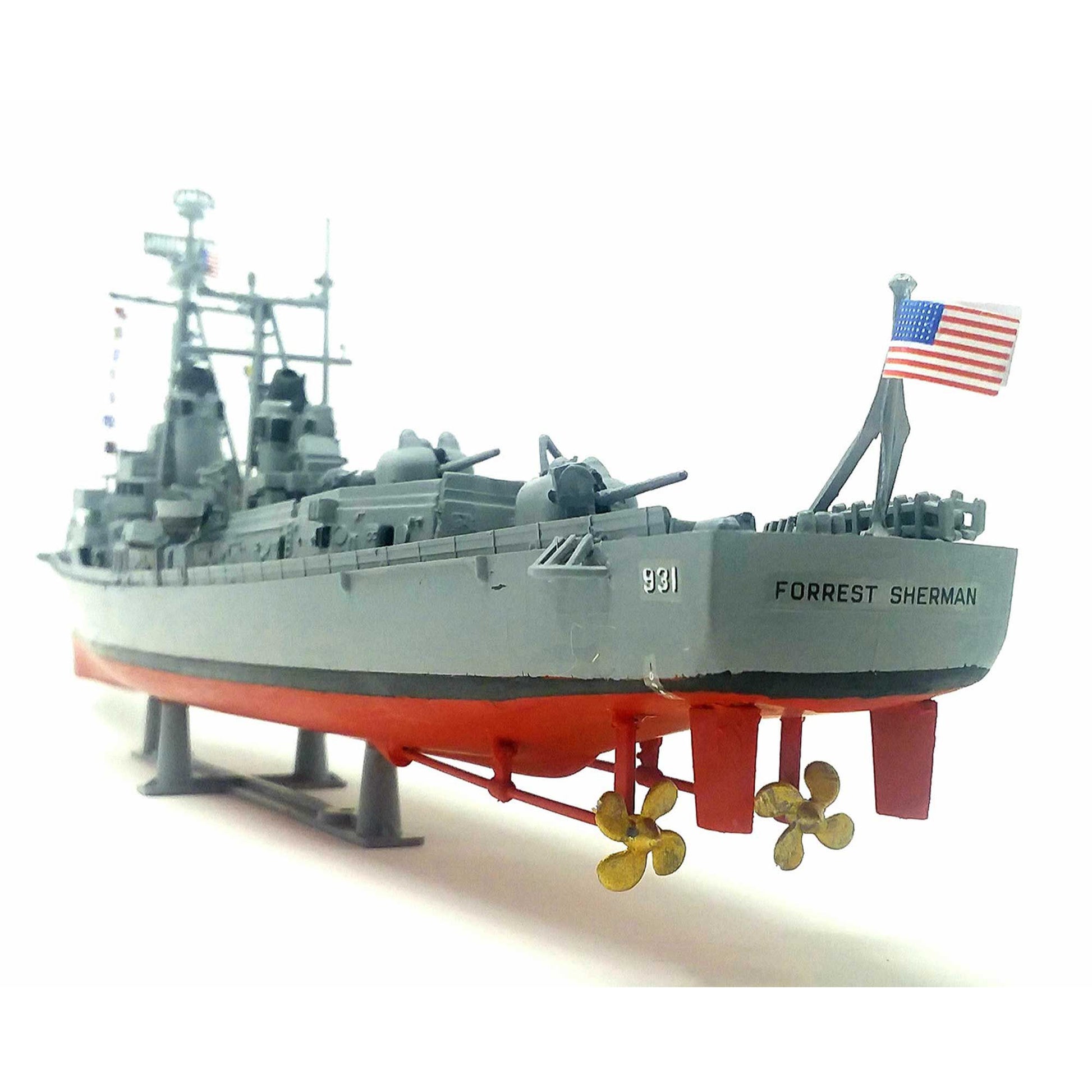 1/320 USS Forrest Sherman Destroyer Plastic Model Kit - Dirt Cheap RC SAVING YOU MONEY, ONE PART AT A TIME