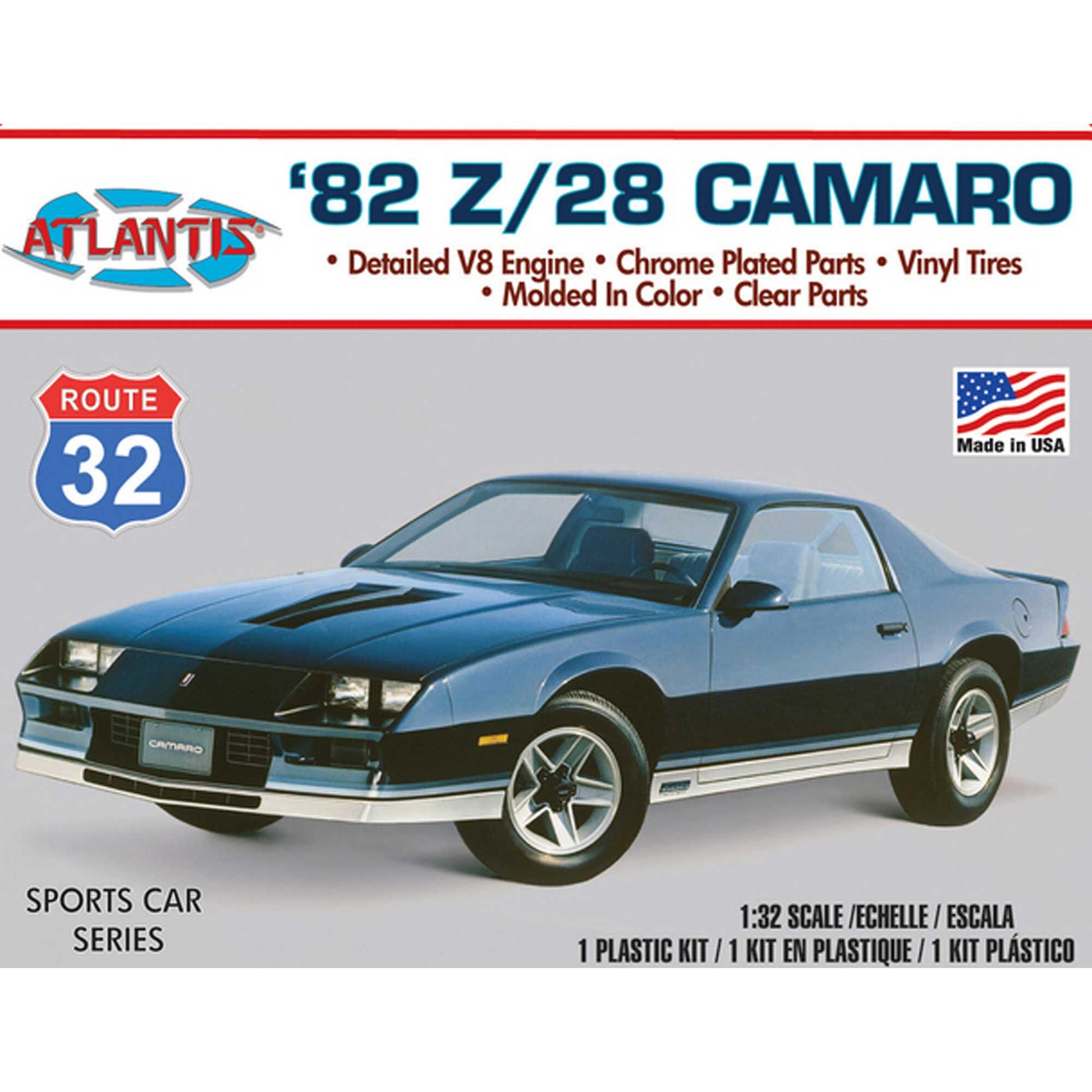 1/32 1982 Chevy Camaro Route 32 Plastic Model Kit - Dirt Cheap RC SAVING YOU MONEY, ONE PART AT A TIME