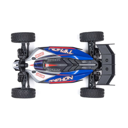 Arrma TYPHON GROM 4x4 SMART Small Scale Buggy Blue/Silver