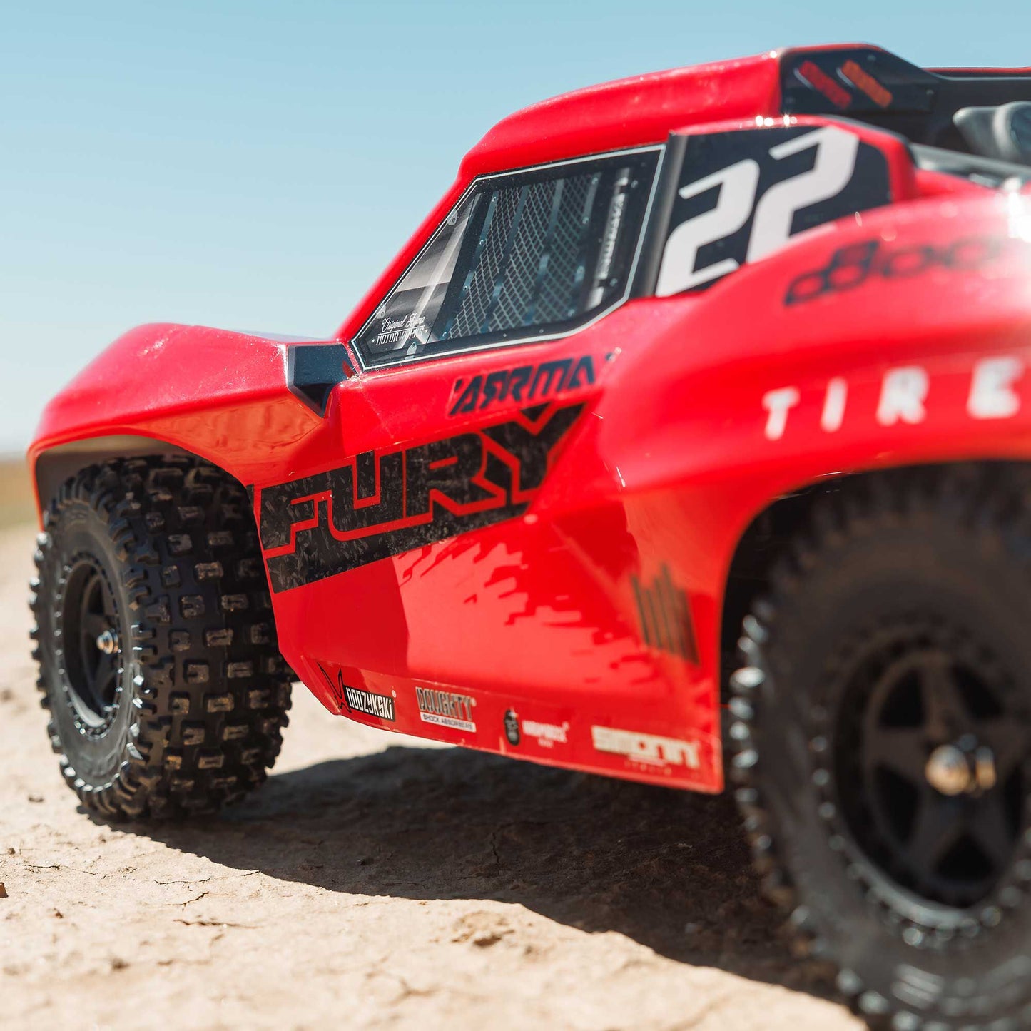 1/10 FURY 2wd SHORT COURSE TRUCK RTR WITH SMART BATTERY & CHARGER, RED