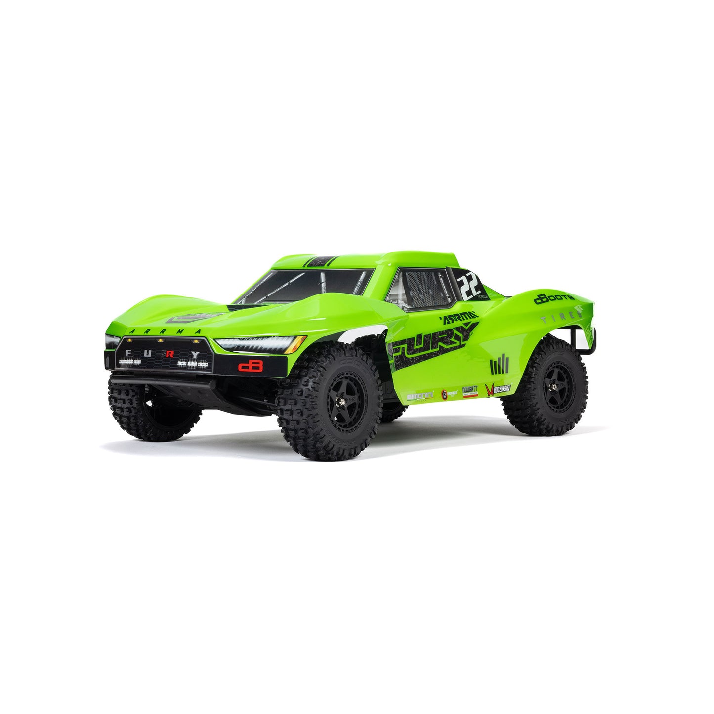 1/10 FURY 2wd SHORT COURSE TRUCK RTR, GREEN