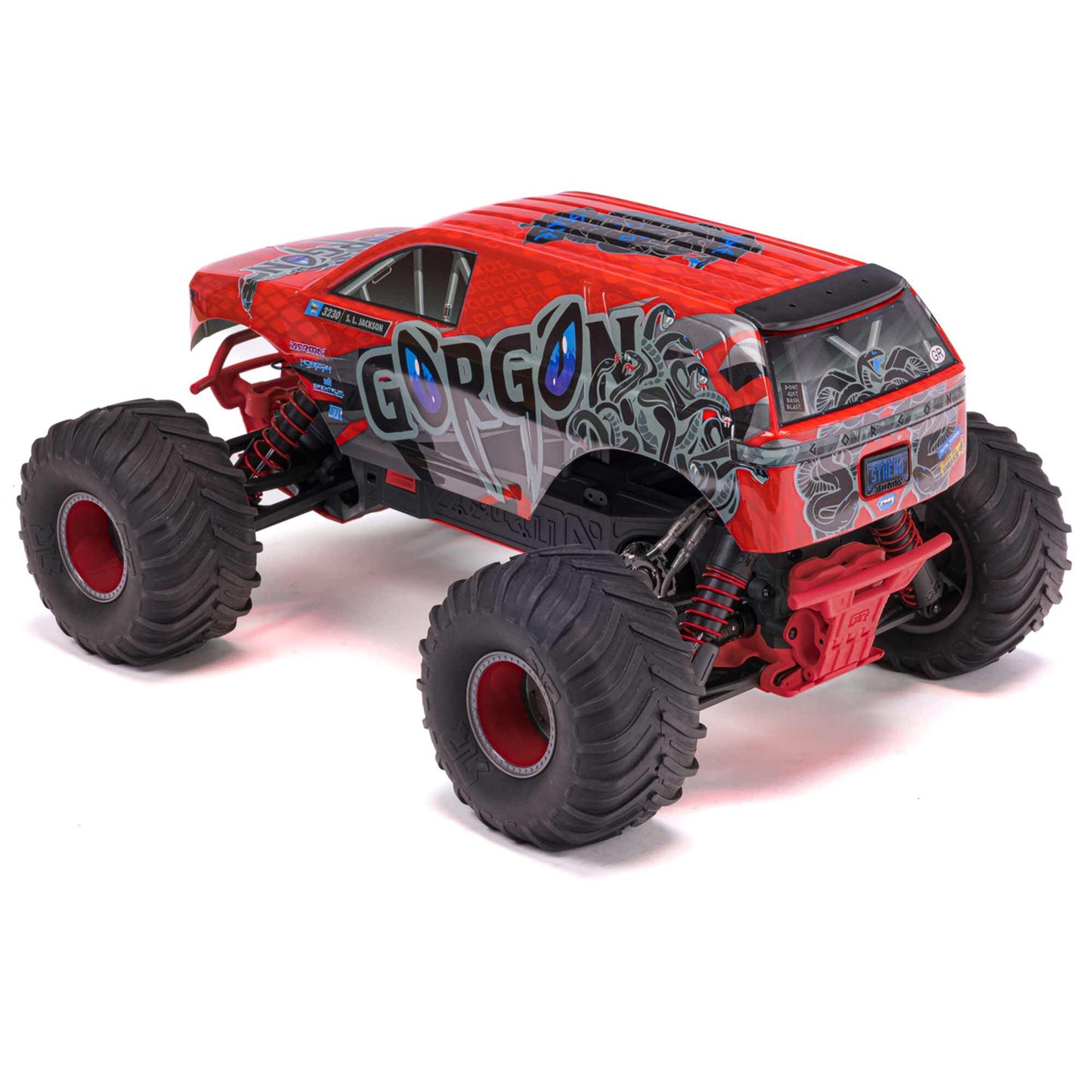 Arrma GORGON 2wd MT 1/10 RTR Smart 3300 7C S120 USB Red