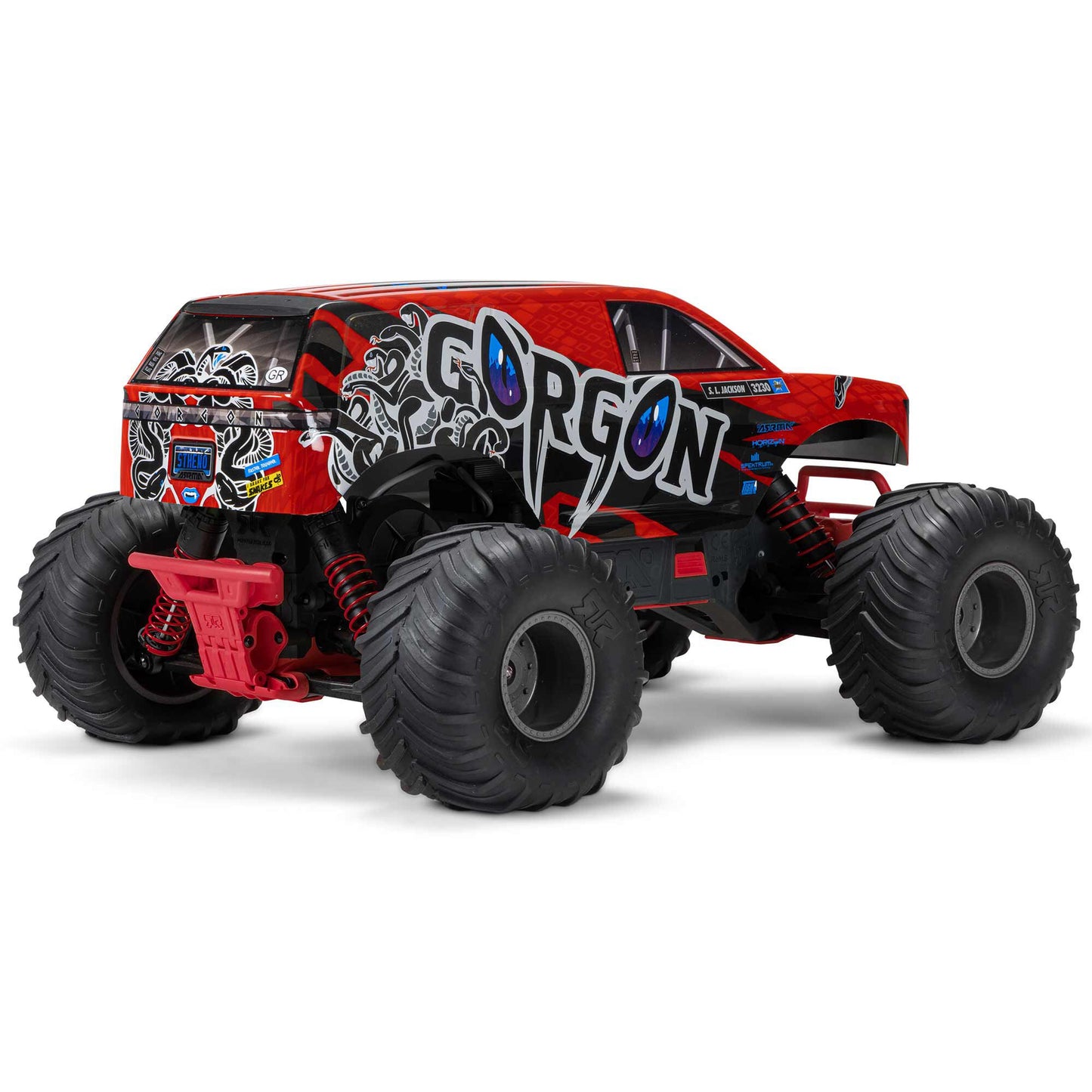 Arrma GORGON 2wd MT 1/10 RTR Smart 3300 7C S120 USB Red