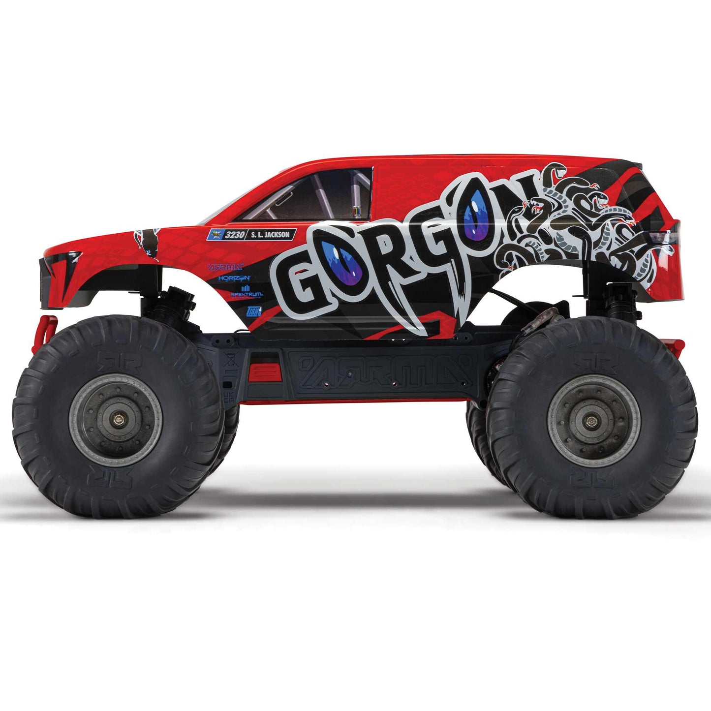 Arrma GORGON 2wd MT 1/10 RTR Smart 3300 7C S120 USB Red