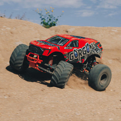 Arrma GORGON 2wd MT 1/10 RTR Smart 3300 7C S120 USB Red