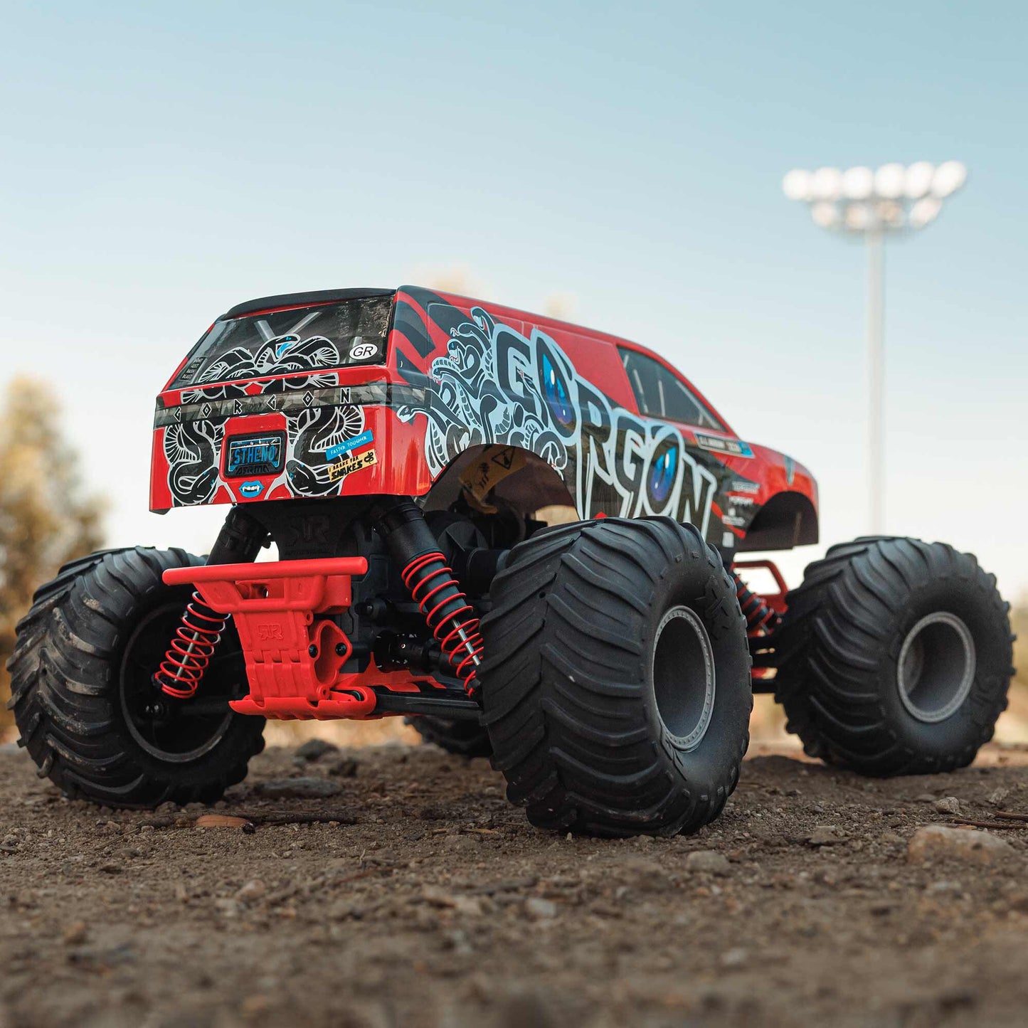 Arrma GORGON 2wd MT 1/10 RTR Smart 3300 7C S120 USB Red