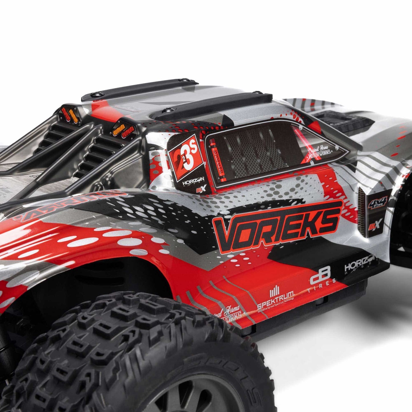 1/10 VORTEKS 4X4 223S BLX BRUSHLESS STADIUM TRUCK RTR WITH DSC, RED