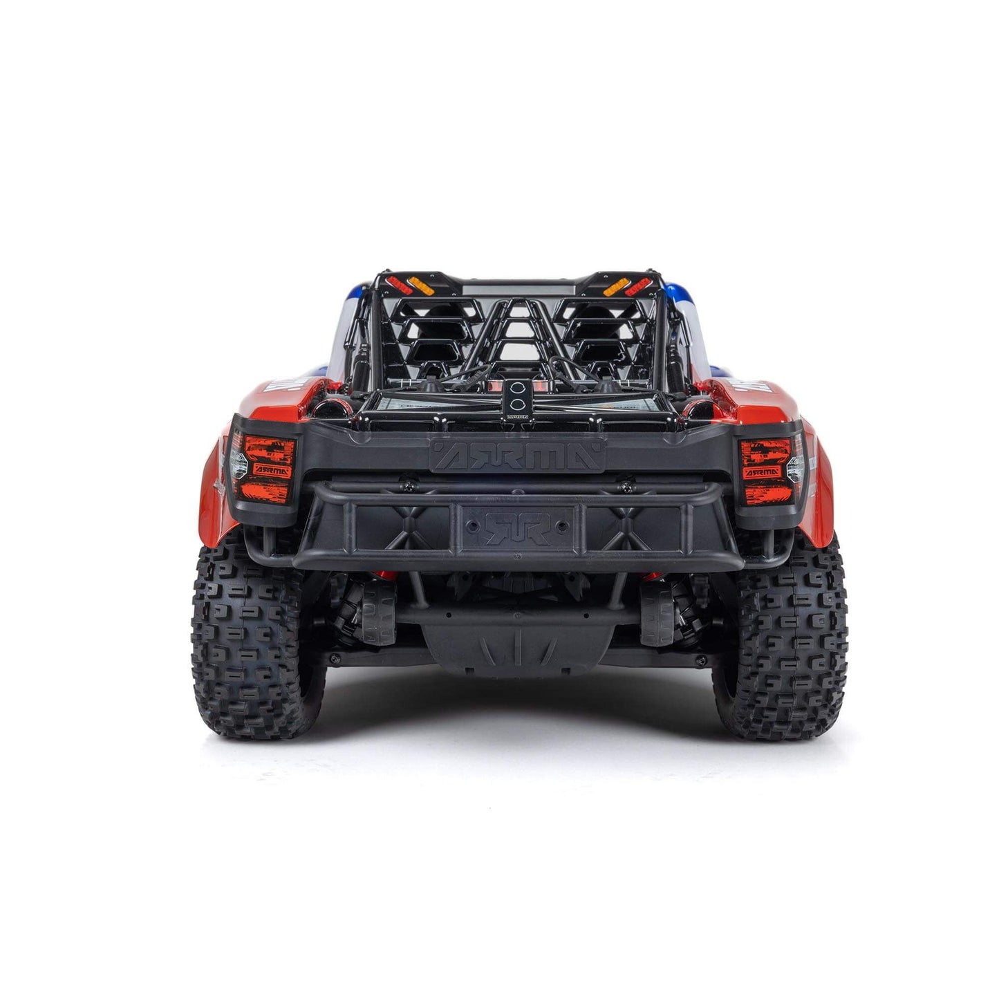 Arrma MOJAVE 4X4 4S BLX 1/8th Scale Desert Truck Blu/Red