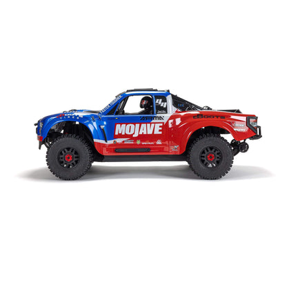 Arrma MOJAVE 4X4 4S BLX 1/8th Scale Desert Truck Blu/Red