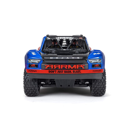 Arrma MOJAVE 4X4 4S BLX 1/8th Scale Desert Truck Blu/Red