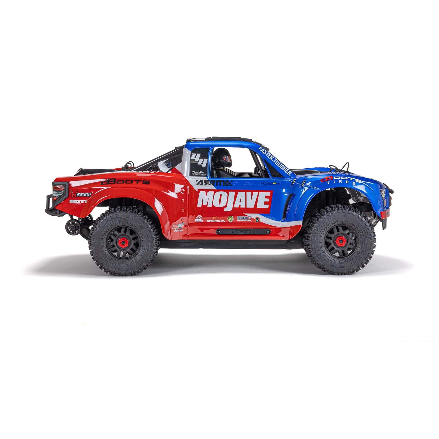 Arrma MOJAVE 4X4 4S BLX 1/8th Scale Desert Truck Blu/Red