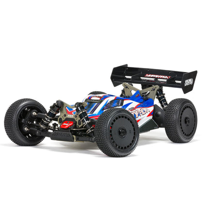 1/8 TLR Tuned TYPHON 6S 4X4 BLX Buggy RTR, Red/Blue - Dirt Cheap RC SAVING YOU MONEY, ONE PART AT A TIME