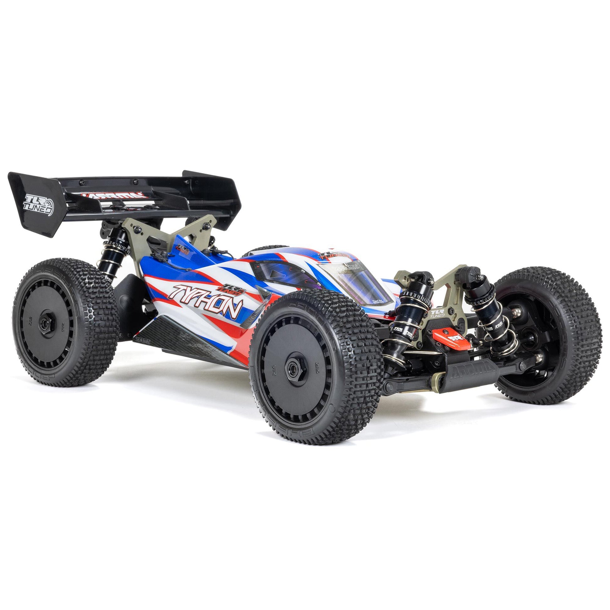 1/8 TLR Tuned TYPHON 6S 4X4 BLX Buggy RTR, Red/Blue - Dirt Cheap RC SAVING YOU MONEY, ONE PART AT A TIME