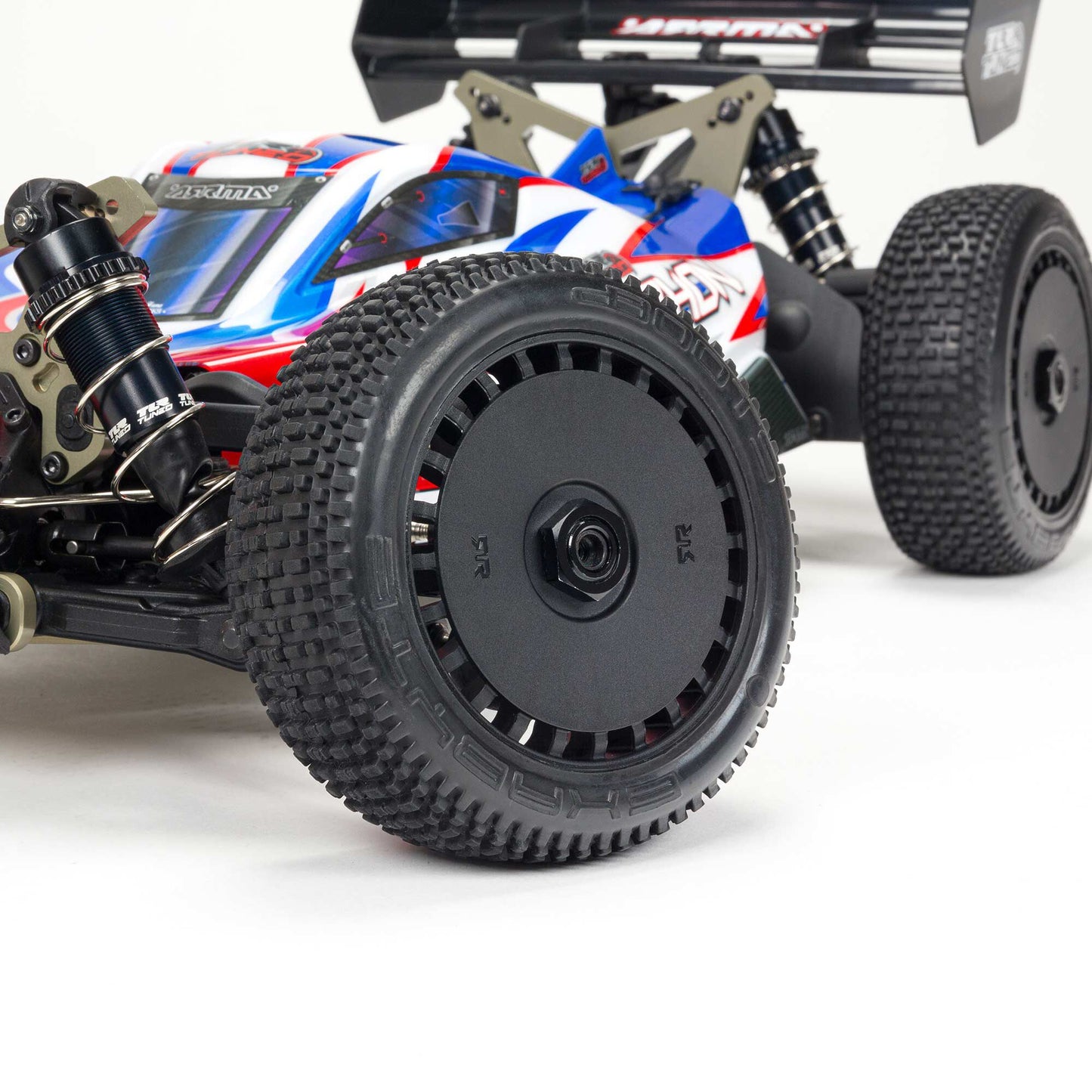 1/8 TLR Tuned TYPHON 6S 4X4 BLX Buggy RTR, Red/Blue - Dirt Cheap RC SAVING YOU MONEY, ONE PART AT A TIME