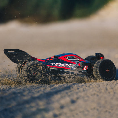 1/8 TYPHON 6S V5 4X4 BLX Buggy with Spektrum Firma RTR, Black - Dirt Cheap RC SAVING YOU MONEY, ONE PART AT A TIME