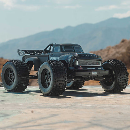 1/8 NOTORIOUS 4X4 6S BLX BRUSHLESS V6 STUNT TRUCK RTR (Black)