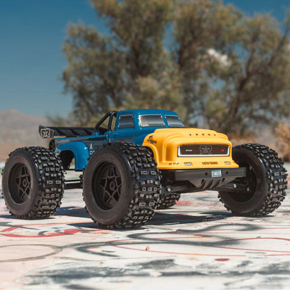 1/8 NOTORIOUS 4X4 6S BLX BRUSHLESS V6 STUNT TRUCK RTR (Blue)