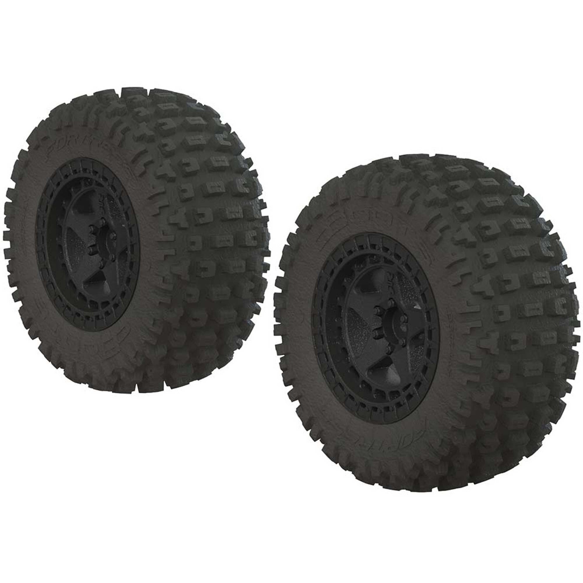 1/10 dBoots Fortress SC 2.2/3.0 Pre-Mounted Tires, 14mm Hex, Black (2) - Dirt Cheap RC SAVING YOU MONEY, ONE PART AT A TIME