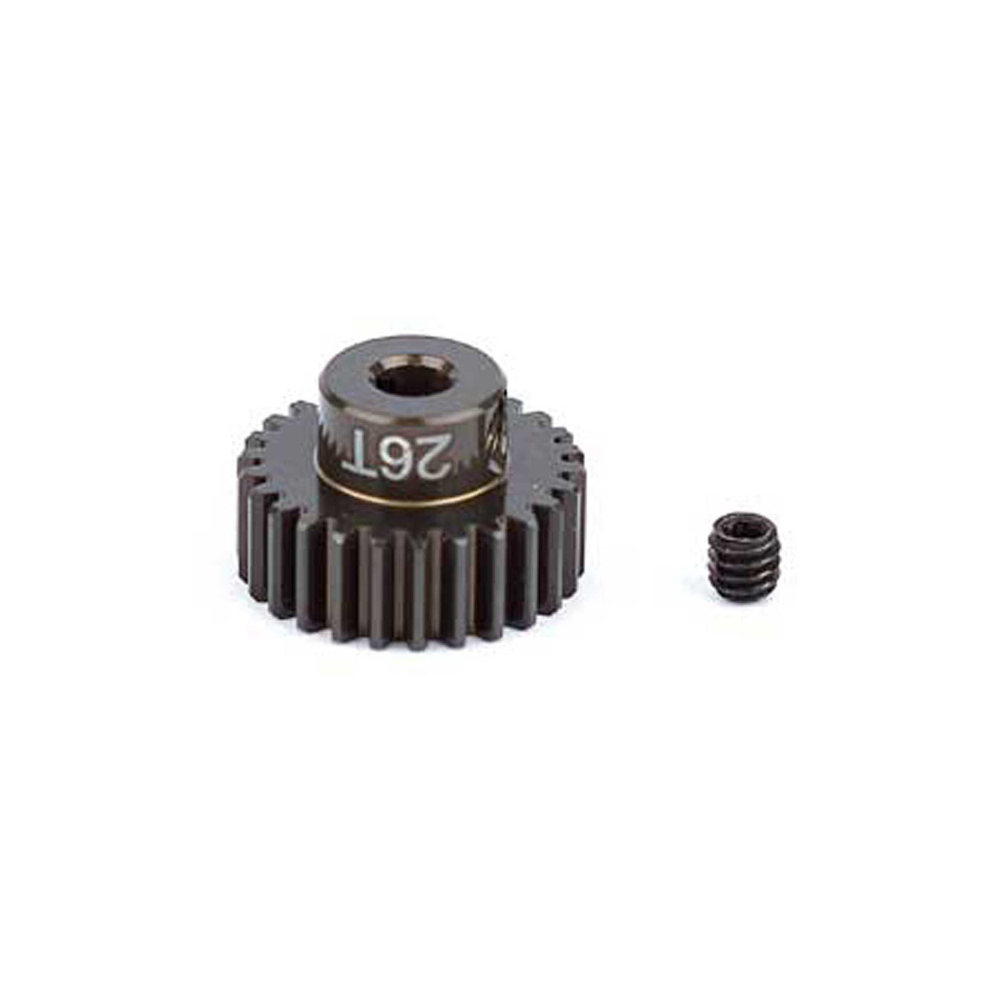 FT Aluminum Pinion Gear, 26T 48P, 1/8" shaft - Dirt Cheap RC SAVING YOU MONEY, ONE PART AT A TIME