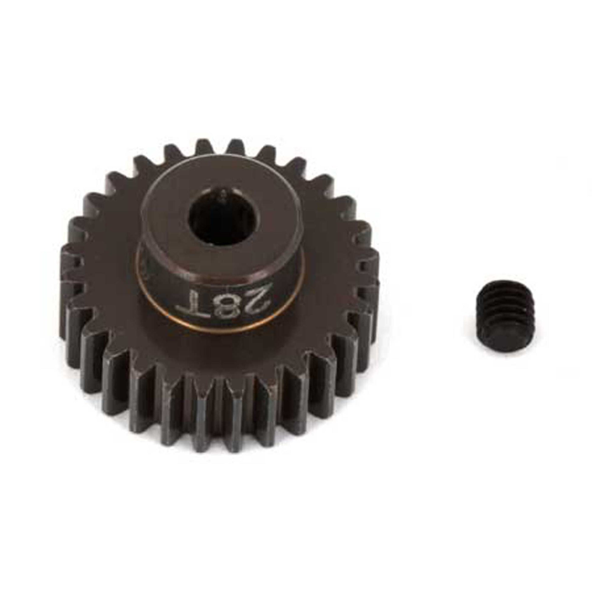 FT Aluminum Pinion Gear, 28T 48P, 1/8" shaft - Dirt Cheap RC SAVING YOU MONEY, ONE PART AT A TIME