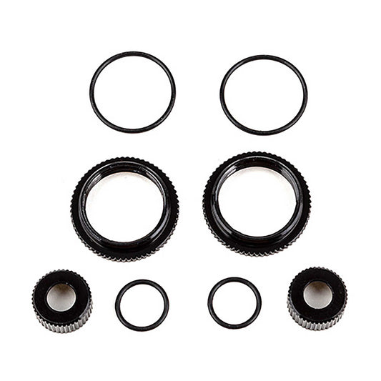 13mm Shock Collar and Retainer Set, Black  Aluminium - Dirt Cheap RC SAVING YOU MONEY, ONE PART AT A TIME