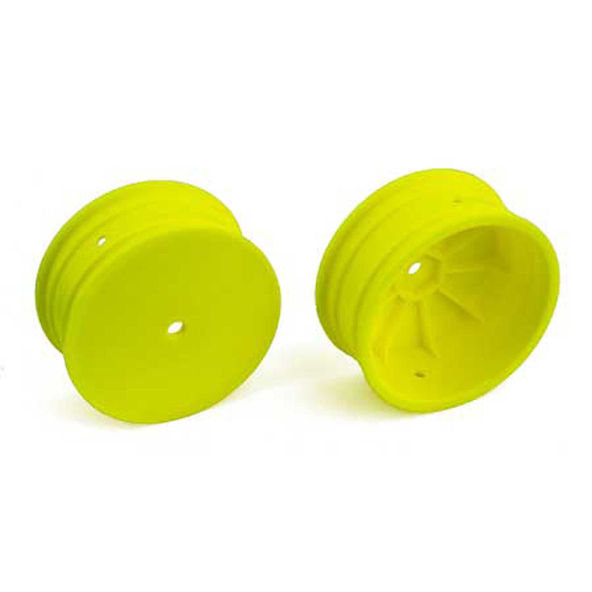 Front Wheels, 12mm Hex 4WD Front 2.2in Wheels, Yellow - Dirt Cheap RC SAVING YOU MONEY, ONE PART AT A TIME