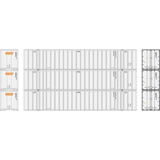 N 53' Stoughton Containers, Schneider # 1 (3) - Dirt Cheap RC SAVING YOU MONEY, ONE PART AT A TIME