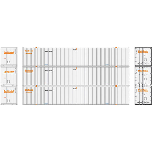 N 53' Stoughton Containers, Optimodal # 1 (3) - Dirt Cheap RC SAVING YOU MONEY, ONE PART AT A TIME