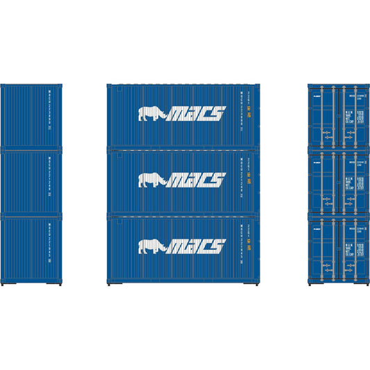 HO RTR 20' Corrugated Container, MOCU #1 (3) - Dirt Cheap RC SAVING YOU MONEY, ONE PART AT A TIME