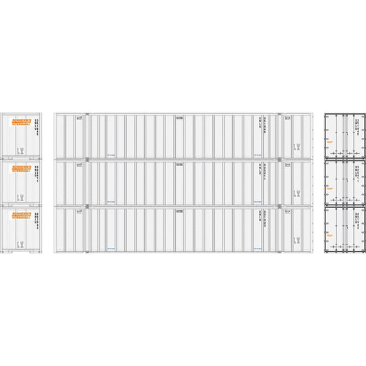 HO RTR 53' Stoughton Containers, Schneider # 2(3) - Dirt Cheap RC SAVING YOU MONEY, ONE PART AT A TIME