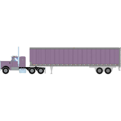 HO Kenworth Tractor & Trailer, Purple-Metallic - Dirt Cheap RC SAVING YOU MONEY, ONE PART AT A TIME