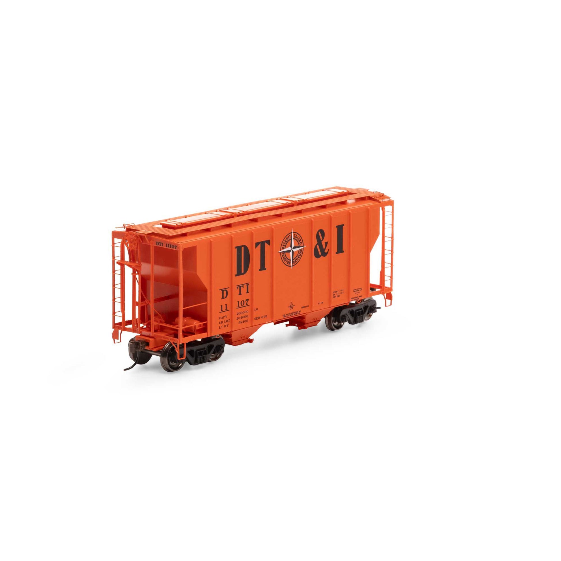 HO PS-2 2600 Covered Hopper, DT&I  #11107 - Dirt Cheap RC SAVING YOU MONEY, ONE PART AT A TIME