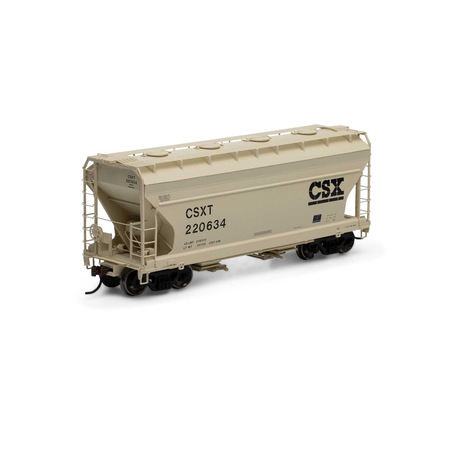 HO ACF 2970 Covered Hopper, CSXT #220634 - Dirt Cheap RC SAVING YOU MONEY, ONE PART AT A TIME