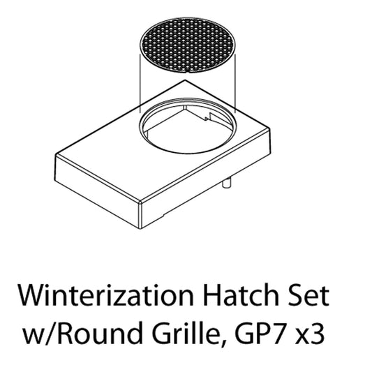 HO Winterization Hatch Set with Round Grille, GP-7(3) - Dirt Cheap RC SAVING YOU MONEY, ONE PART AT A TIME