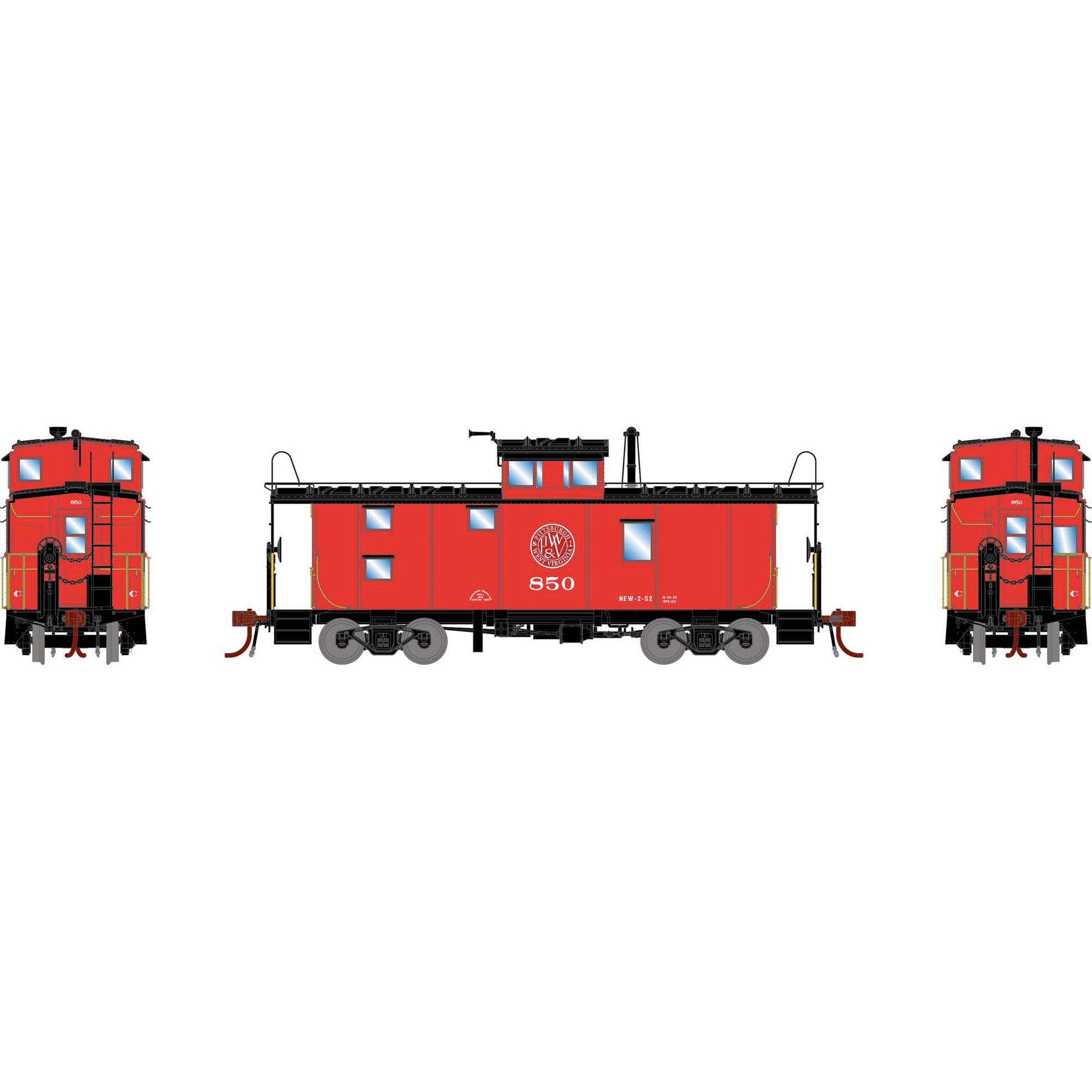 HO ICC Caboose with Lights, P&WV #850 - Dirt Cheap RC SAVING YOU MONEY, ONE PART AT A TIME