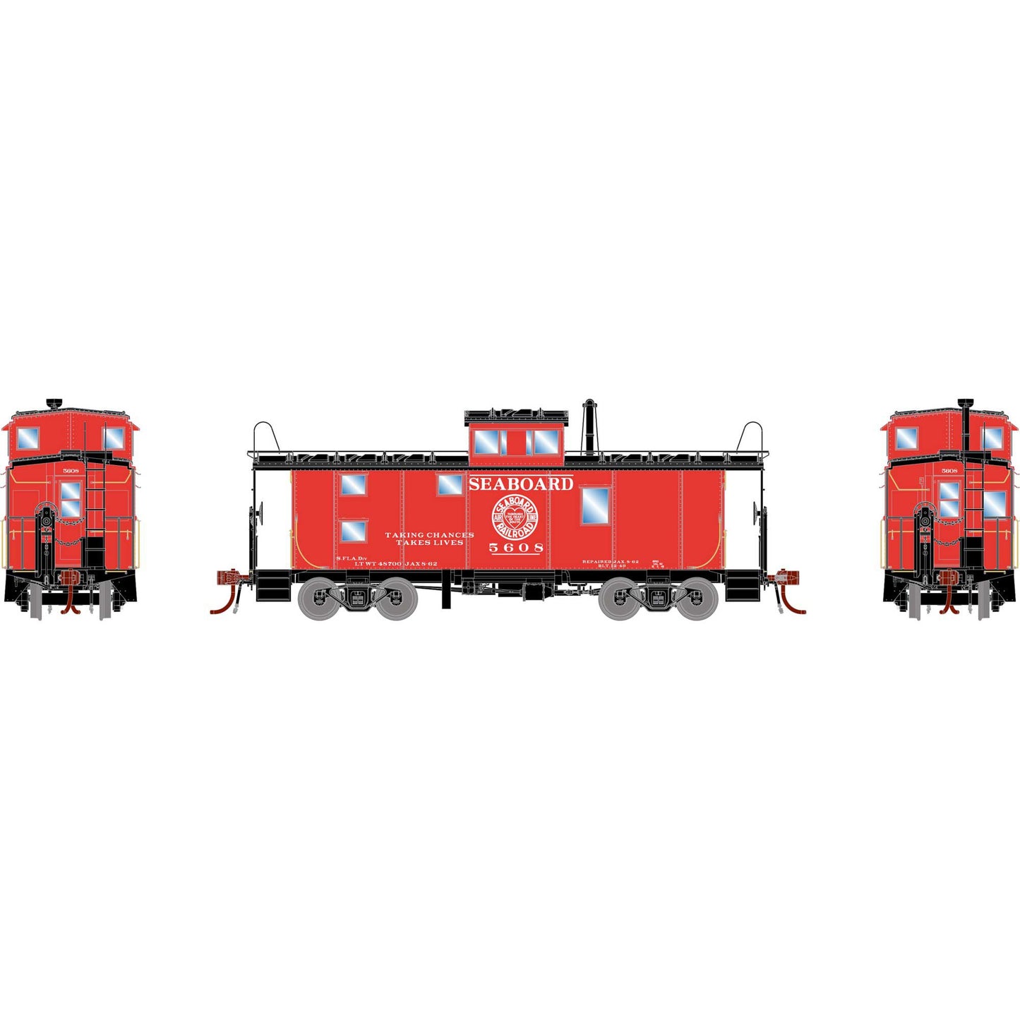 HO ICC Caboose with Lights, SAL #5608 - Dirt Cheap RC SAVING YOU MONEY, ONE PART AT A TIME