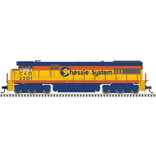 HO U30C Phase 1 Loco Gold Chessie System* 3302 - Dirt Cheap RC SAVING YOU MONEY, ONE PART AT A TIME