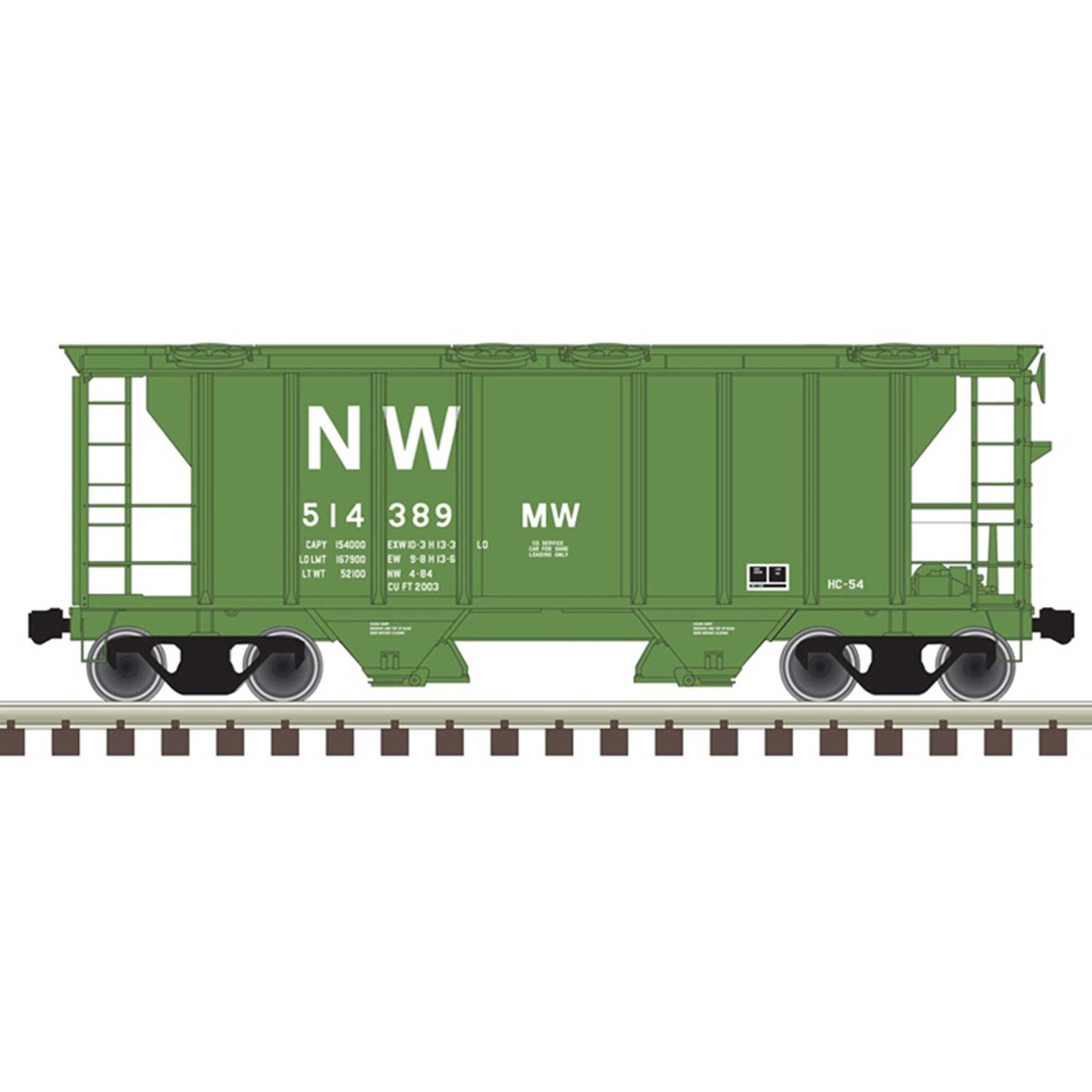 HO PS-2 Hopper Norfolk & Western 514405 - Dirt Cheap RC SAVING YOU MONEY, ONE PART AT A TIME