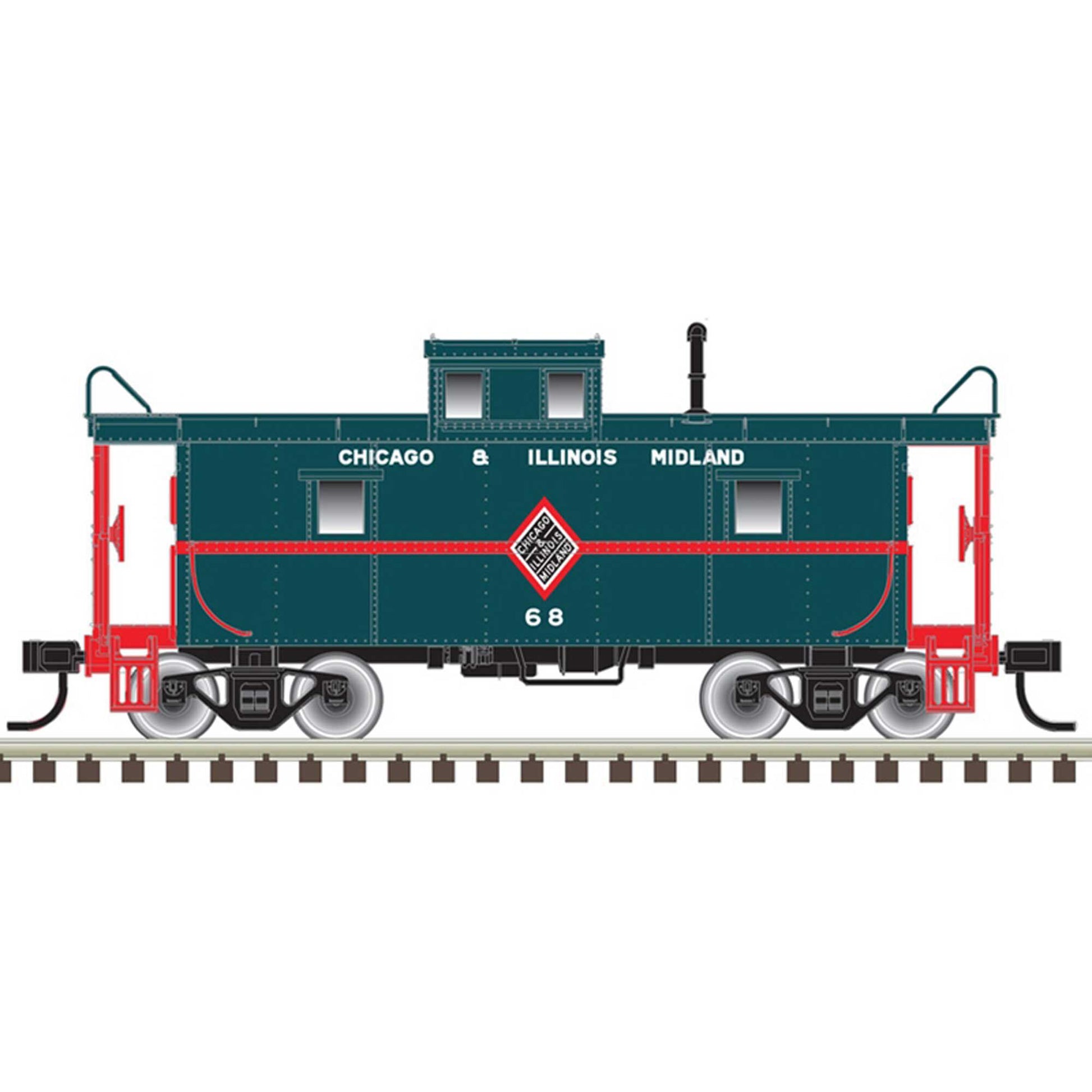 HO C&O Cupola Caboose Chicago &Illinois Midland 68 - Dirt Cheap RC SAVING YOU MONEY, ONE PART AT A TIME