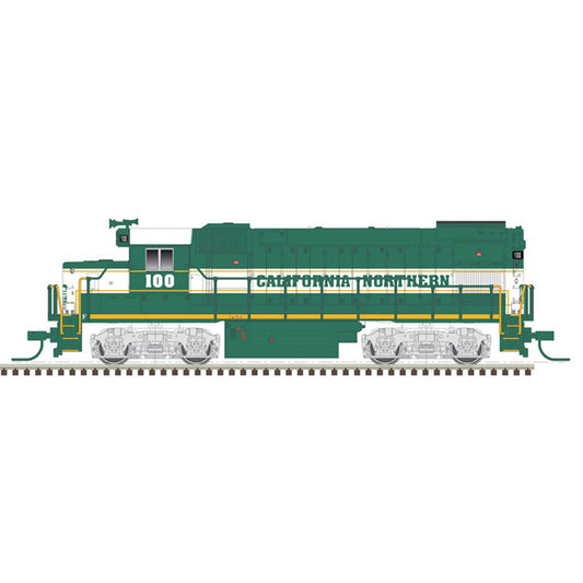 N GP15-1 Loco CA Northern 107, Green/Yellow/White