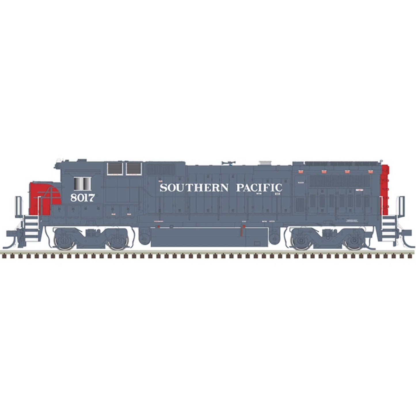 N Dash 8-40 B/BW Loco Southern Pacific 8017