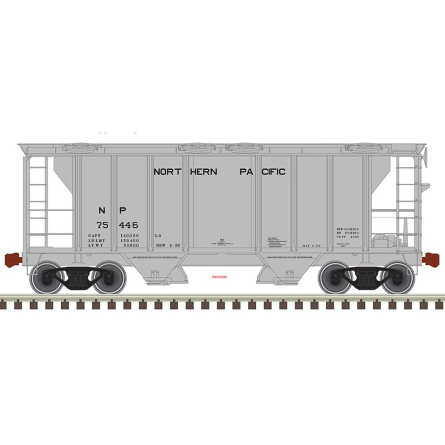 N PS-2 Hopper Northern Pacific 75446