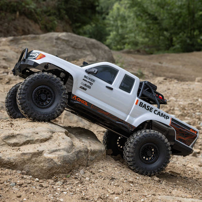 1/10 SCX10 III Base Camp 4X4 RTR Brushed Rock Crawler, White