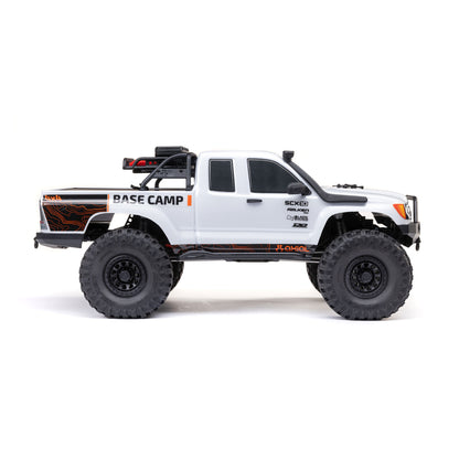 1/10 SCX10 III Base Camp 4X4 RTR Brushed Rock Crawler, White