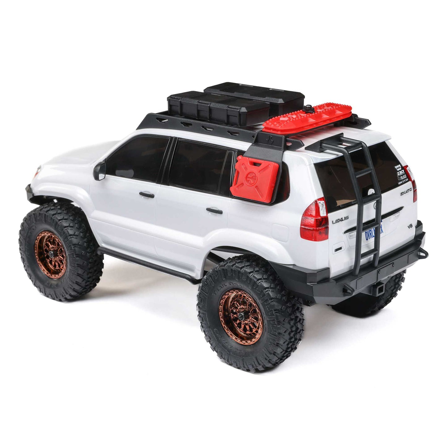 1/24 SCX24 Lexus GX 470 4X4 RTR Brushed Rock Crawler (Battery & Charger Included), White