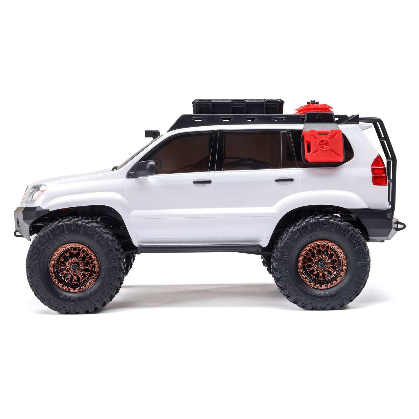 1/24 SCX24 Lexus GX 470 4X4 RTR Brushed Rock Crawler (Battery & Charger Included), White