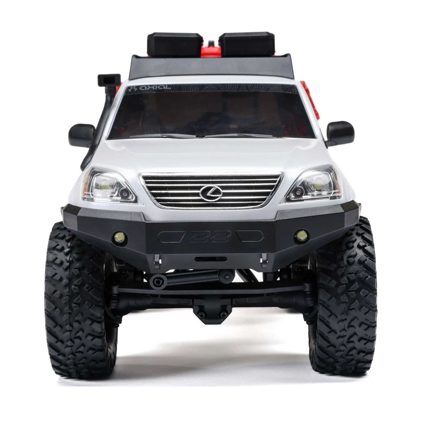 1/24 SCX24 Lexus GX 470 4X4 RTR Brushed Rock Crawler (Battery & Charger Included), White