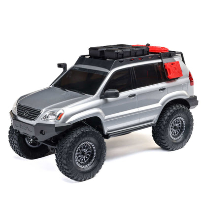 1/24 SCX24 Lexus GX 470 4X4 RTR Brushed Rock Crawler (Battery & Charger Included), Silver